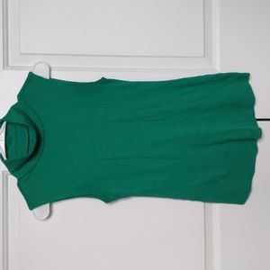 Green Turtleneck Tank Top